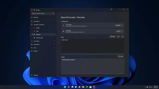 DevToys screenshot 2