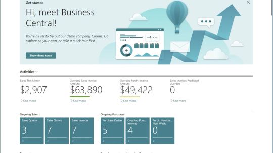 Dynamics 365 Business Central screenshot 1