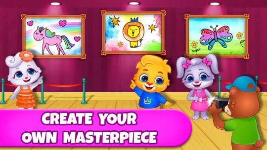 Игры: раскраска, рисование, рисование неоном screenshot 4