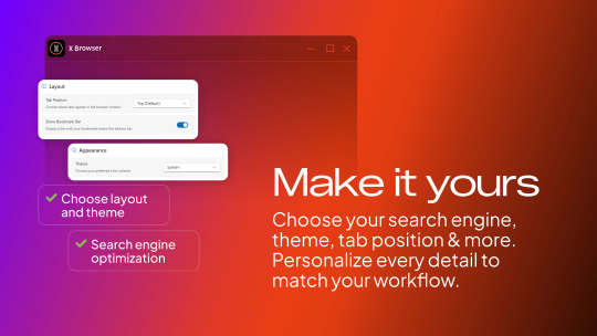 X Browser screenshot 2
