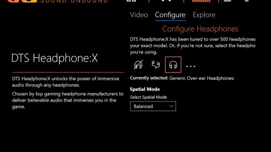 DTS Sound Unbound screenshot 1