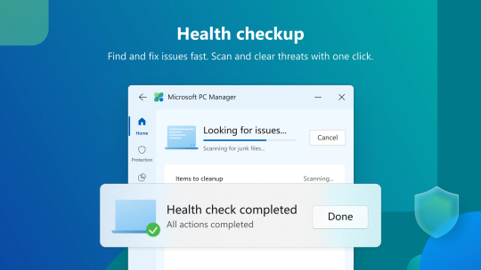 Microsoft PC Manager screenshot 1