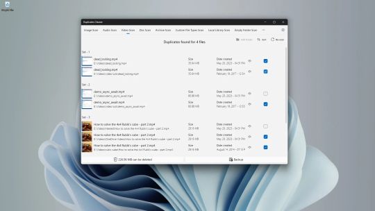 Duplicates Cleaner screenshot 1