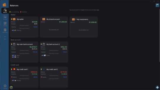 Мои счета и расходы screenshot 2