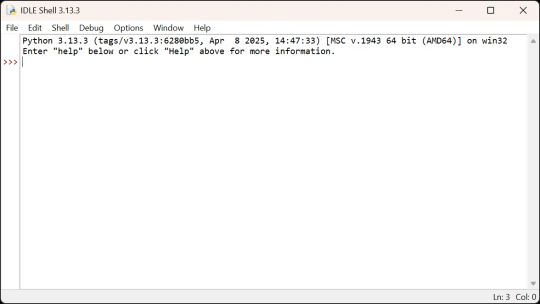 Python 3.13 screenshot 1