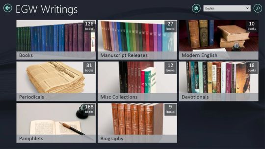 EGW Writings screenshot 2