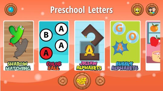 Niños Preescolar Cartas screenshot 2