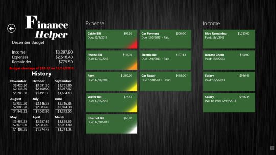 Finance Helper screenshot 1