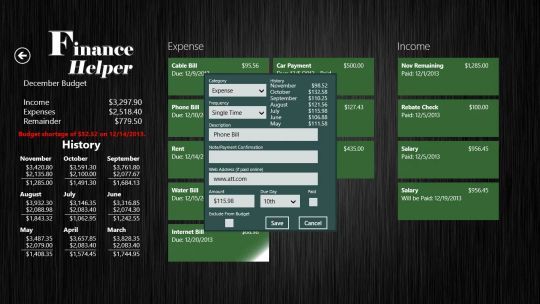Finance Helper screenshot 2