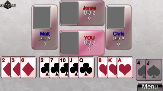Spades! screenshot 1