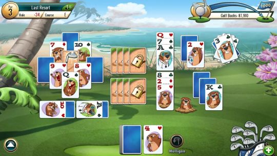 Fairway Solitaire by Big Fish screenshot 2
