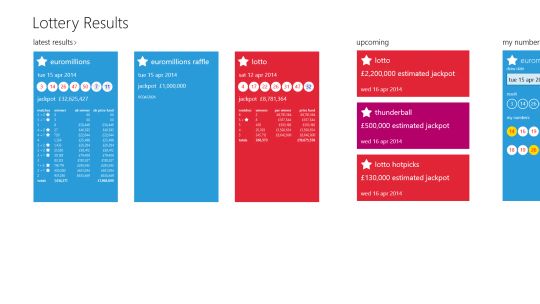 Lottery Results screenshot 1