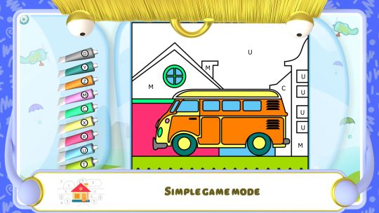Colorear por números - Coche screenshot 3