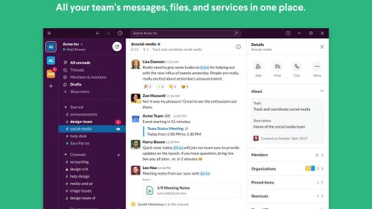 Slack screenshot 1