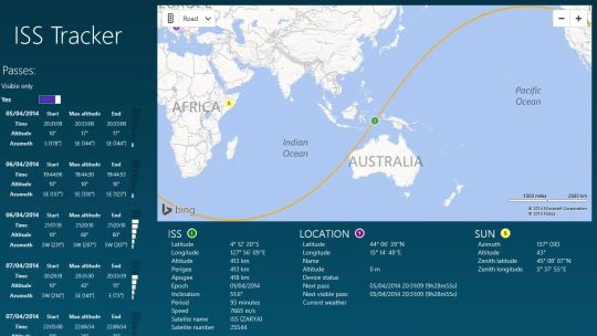 ISS Tracker screenshot 1