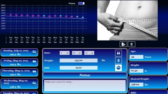 Weight Diary screenshot 1
