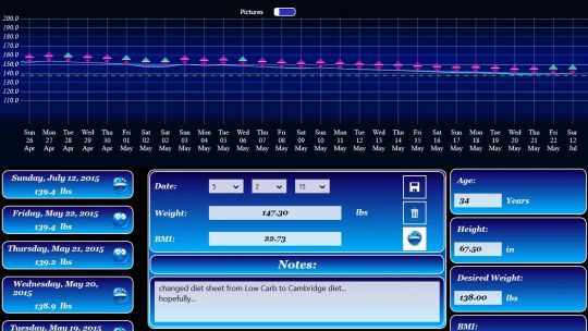 Weight Diary screenshot 2