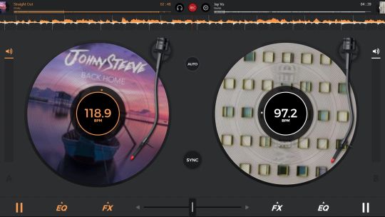 edjing 5: DJ turntable to mix and record music screenshot 3