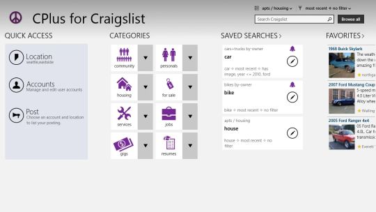 CPlus for Craigslist screenshot 1
