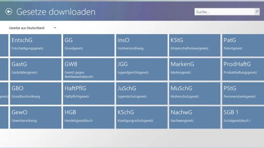 Gesetzestexte screenshot 3