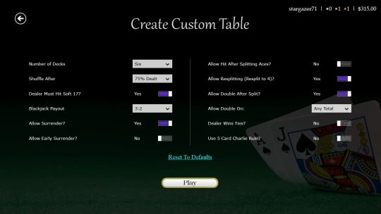 Blackjack Master 3 screenshot 4