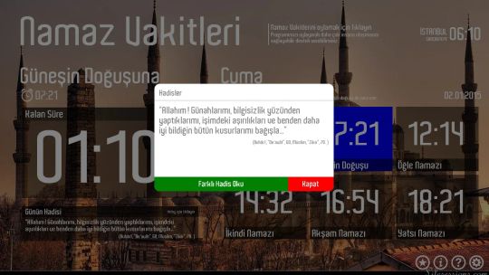 Namaz Vakitleri' screenshot 1