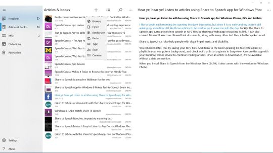 Texto a Voz Speech Central screenshot 3