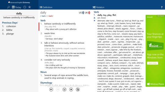 Advanced English Dictionary screenshot 2