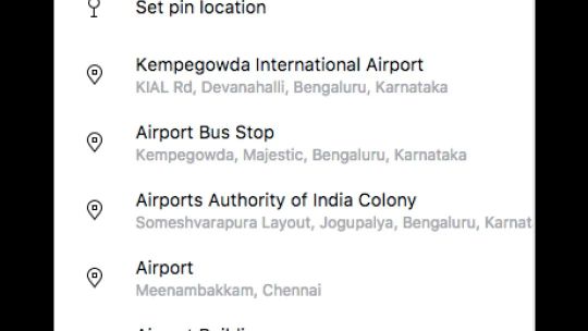 Uber screenshot 4