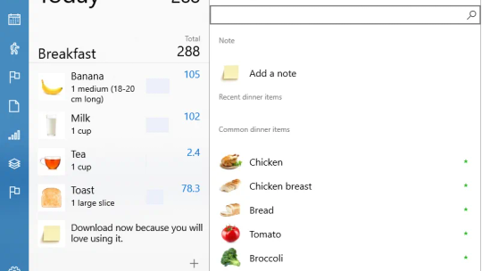 Food Diary screenshot 1