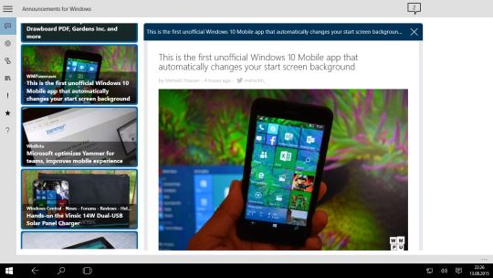 Announcements for Windows screenshot 3