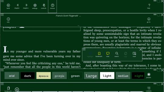 freda epub ebook reader screenshot 4