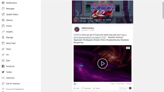 Social Page Manager screenshot 1
