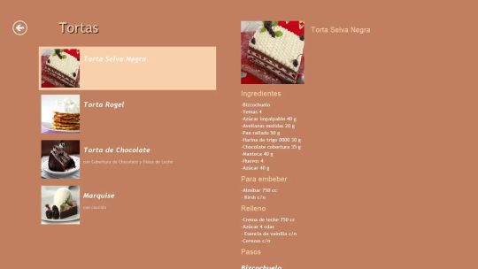 Tortas y Postres screenshot 2