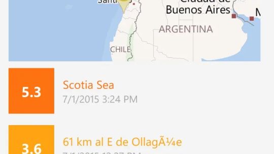Sismología screenshot 1