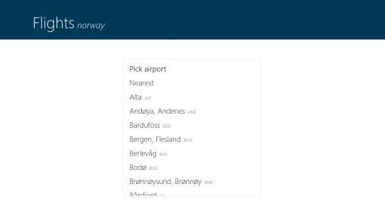 Flights Norway screenshot 3