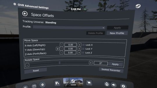 OVR Advanced Settings screenshot 4