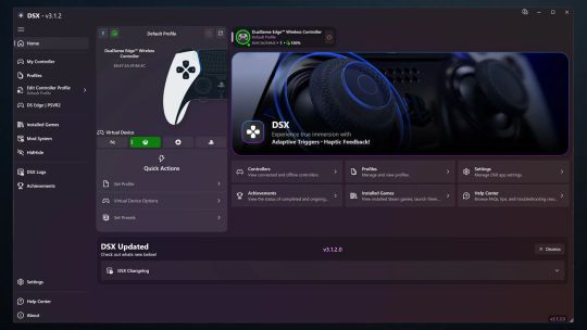 DSX screenshot 1