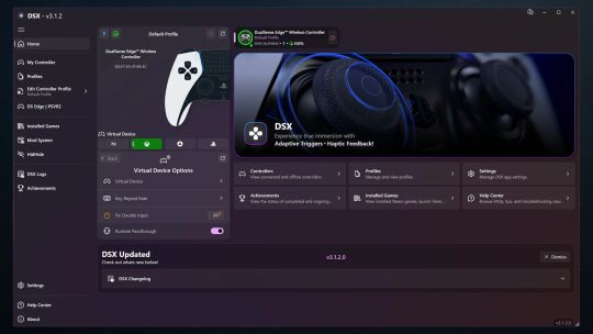 DSX screenshot 2