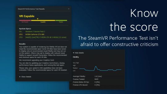 SteamVR Performance Test screenshot 2